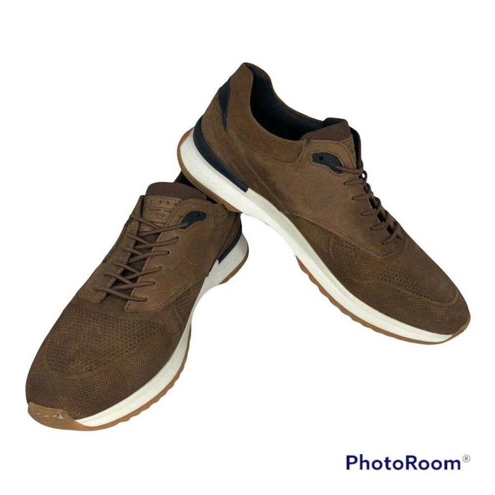 Bullboxer Men's Tridynt Sneaker Size US 10 Color Brown